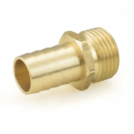 2Pc Everhot 3/4"  x 3/4" Hose Barb Brass Adapter