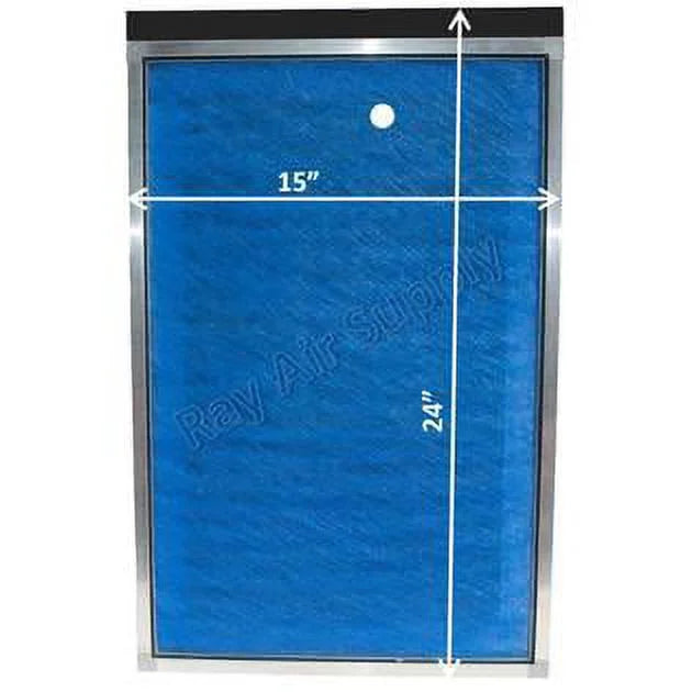 MicroPower Guard Air Cleaner Replacement Filter Pads 15x24 Refills (3 Pack)