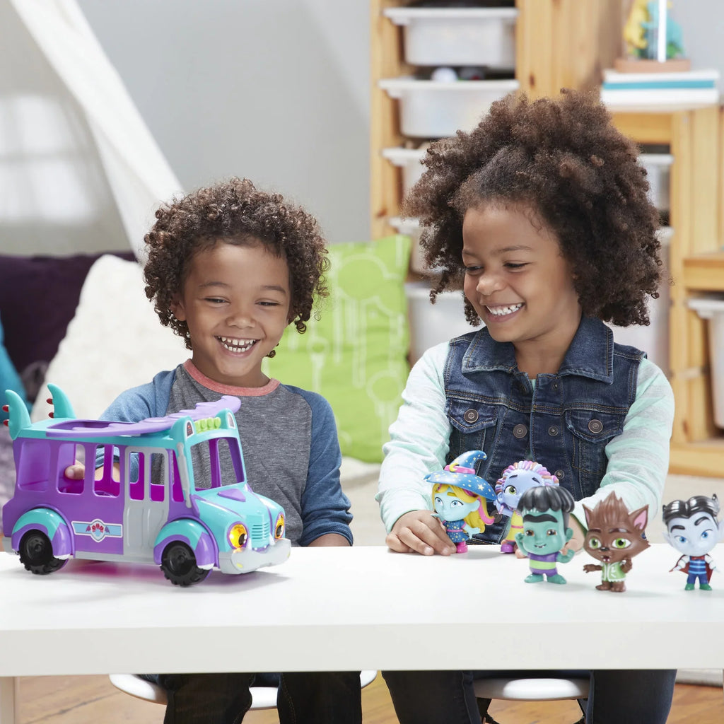 Netflix Super Monsters GrrBus Monster Bus Toy with Lights, Sounds, and Music Ages 3 and Up