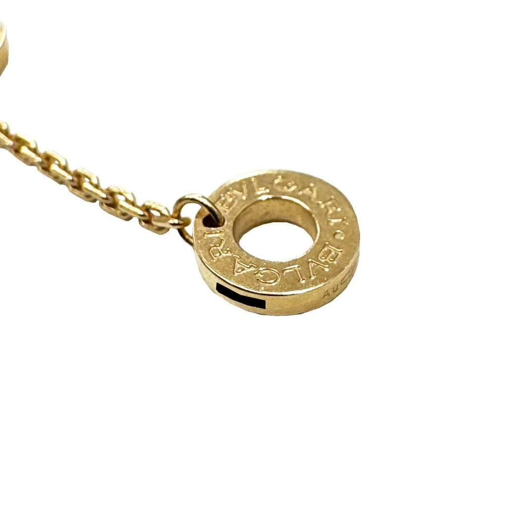 Pre-Owned  Bvlgari Diva Dream Necklace Malachite Diamond K18PG D0.28ct Pink Gold 7.3g Ladies Pendant (Good)