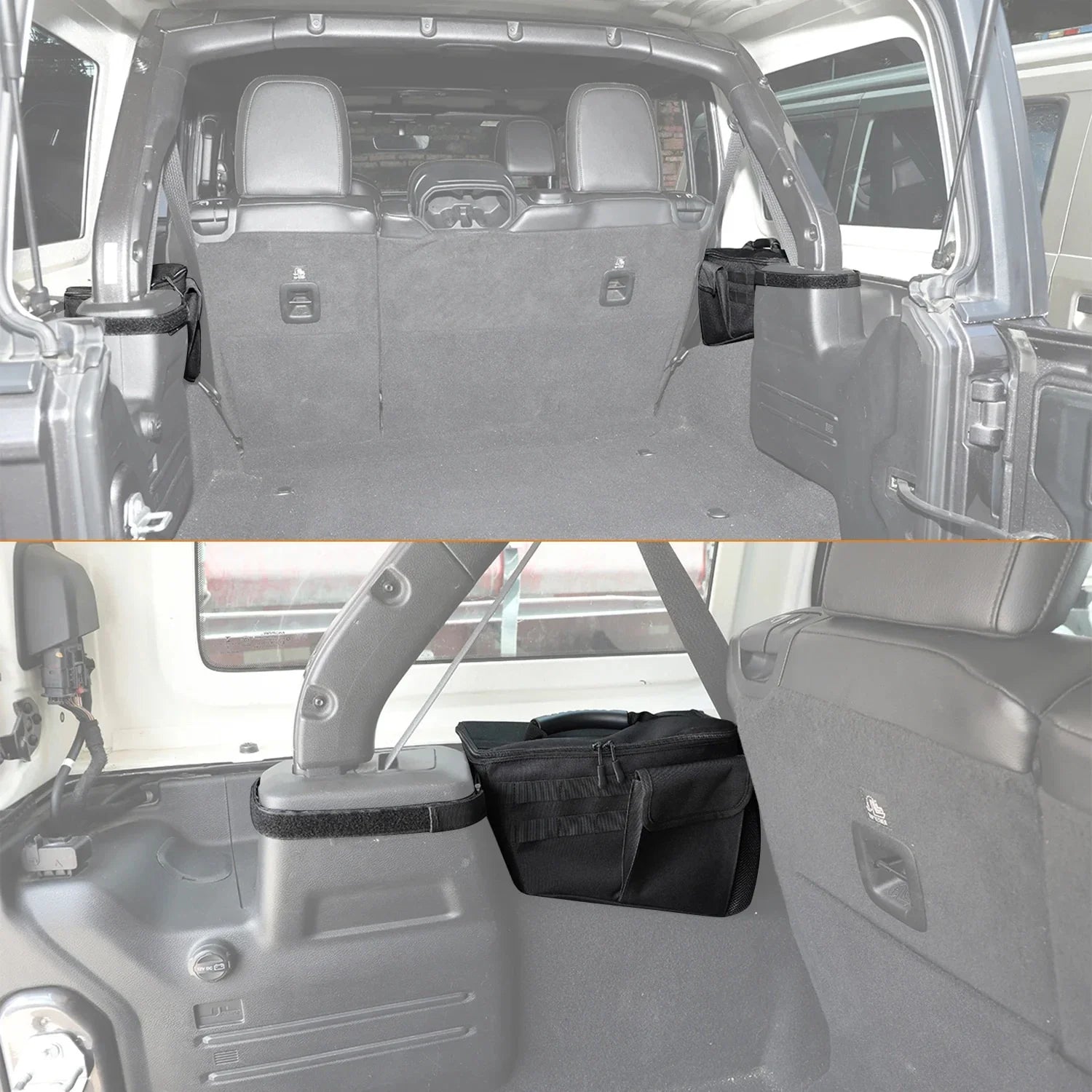 Side  Bag Organizer Tool Tray for Jeep    4 Doors 2007-2024 Stowing Tidying Car Interior Accessories