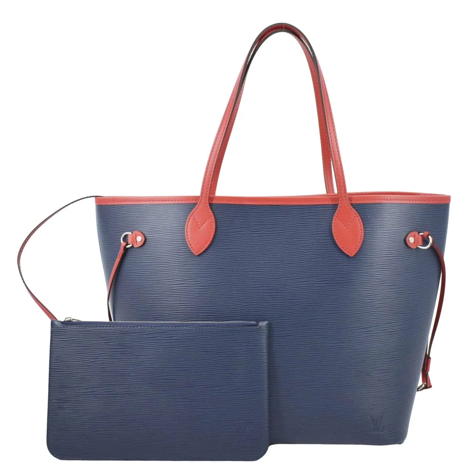 Pre-owned   Neverfull  Epi Leather Tote Shoulder Bag Blue