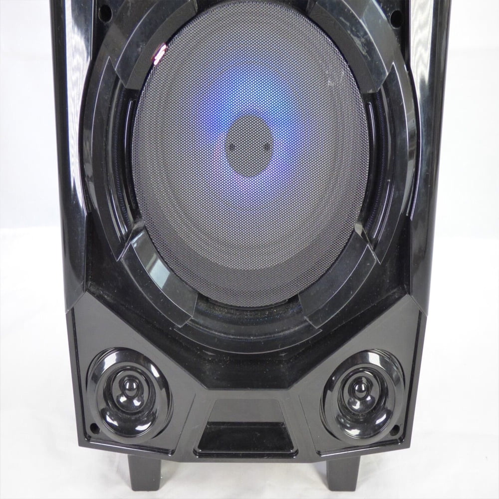 Outdoor Home Bluetooth Speaker Tailgate Rechargeable  Lights  Microphone Input