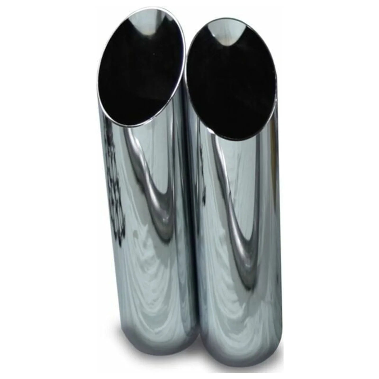 62-74 Mopar B Body Car 2.5" Dual Exhaust Kit 2 Chamber Rear Exit  Tip