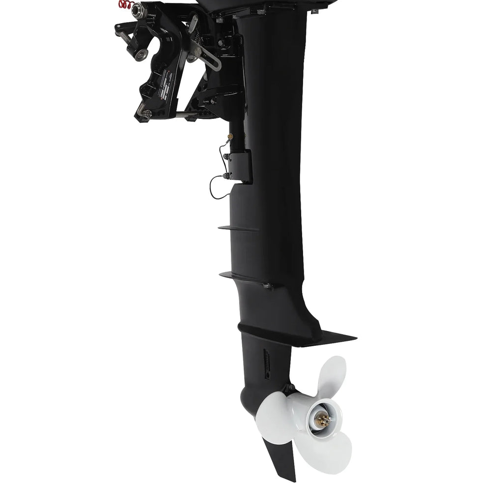 Wuzstar Outboard Motor, 2 Stroke 18  246cc Long Shaft Boat Engine Aluminum Alloy Fishing Boat Motor w/ Water Cooling System