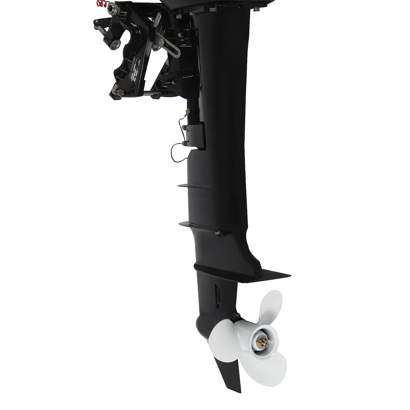 Wuzstar Outboard Motor, 2 Stroke 18  246cc Long Shaft Boat Engine Aluminum Alloy Fishing Boat Motor w/ Water Cooling System