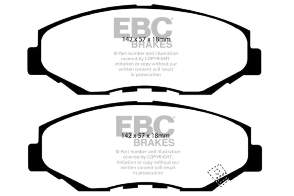 13-15 Acura  1.5 Hybrid Ultimax2 Front Brake Pads Fits select: 2012-2021  , 2012-2016  -V