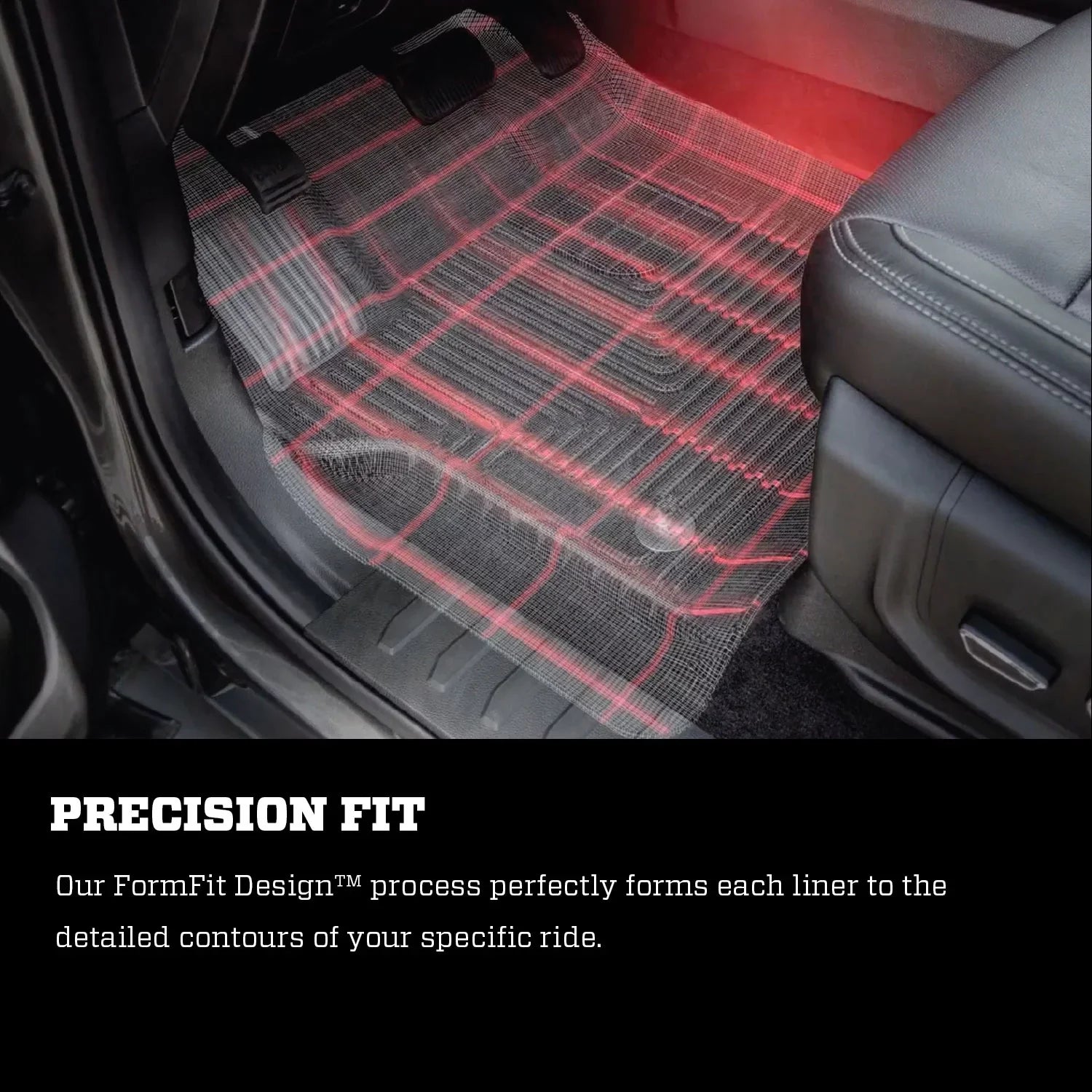 Husky by RealTruck 3rd Seat Floor Liner Compatible with 17-18 Pacifica Compatible with select: 2017-2021 Chrysler Pacifica Touring L, 2020-2021 Chrysler Voyager