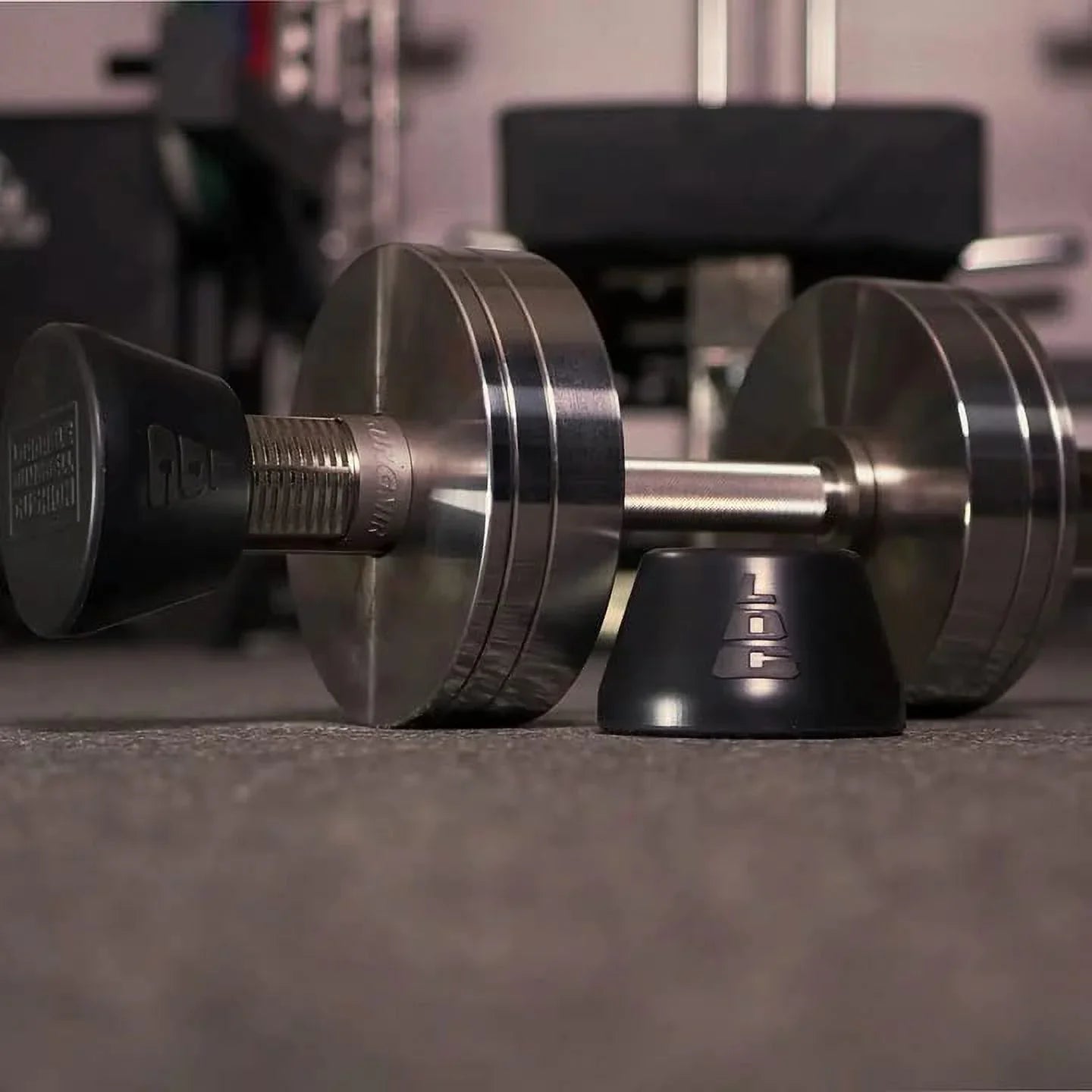 Loadable Dumbbell Cushions padded protection for weightlifting strength gain in gym or at home