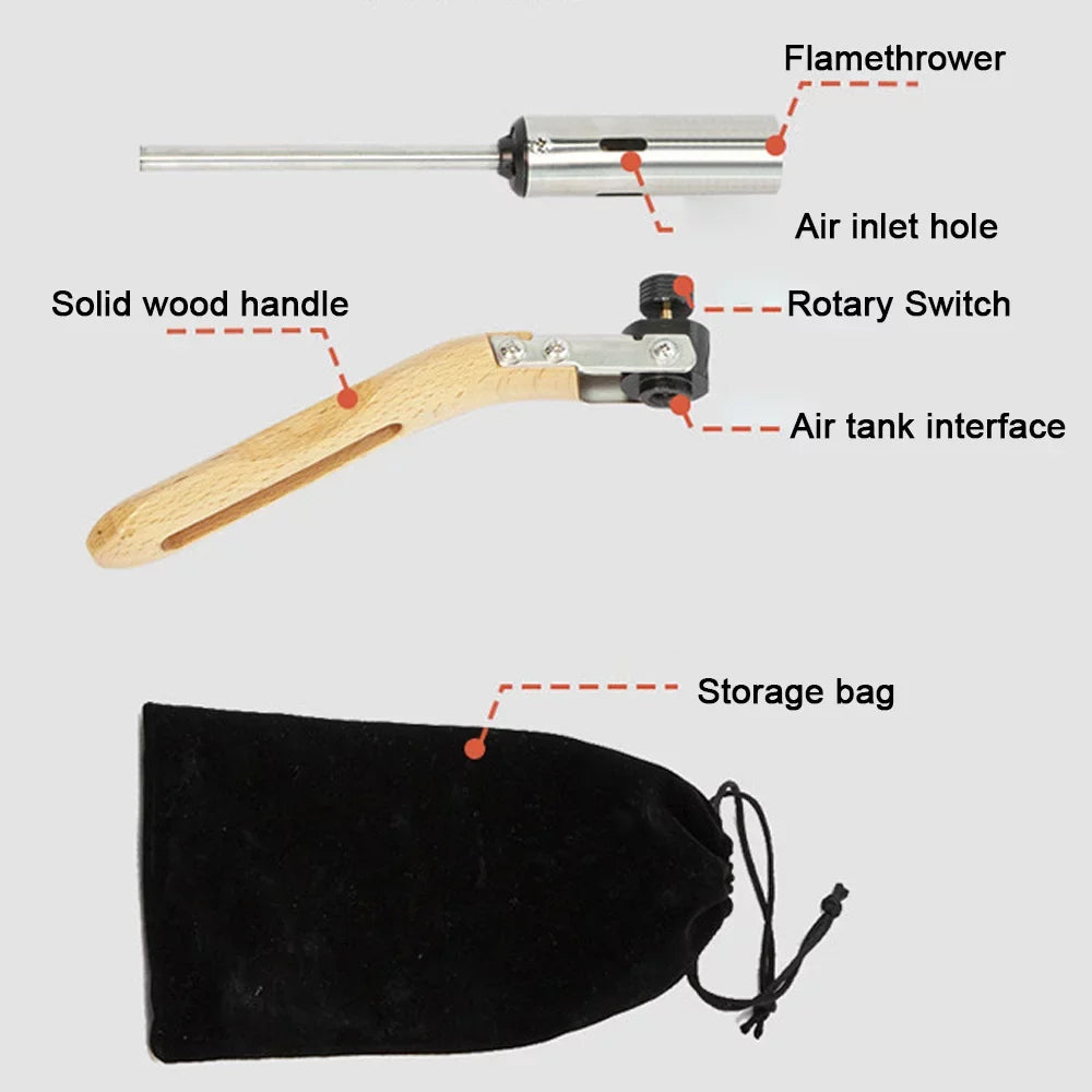Apexeon Portable Burner, Folding Gas Torch for Camping and Picnic