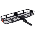 Folding Hitch Mount Cargo Rack Carrier Rear Luggage Basket for Car, , Truck,  500 lbs, Capacity 60"x20"x6"