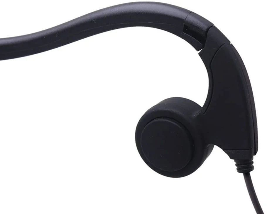 Bone Conduction Wired Headphones with Noise Cancelling 3.5mm Connector Sweat Resistant Headphones
