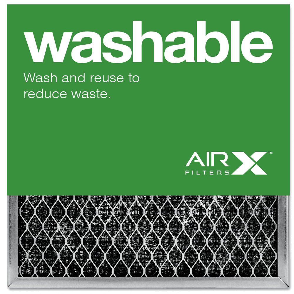 AIRx Filters Washable 12x12x1 Permanent Air Filter  1 Heavy Duty Steel Mesh Filter Replacement to Replace Filtrete Basic Filter, 1-Pack