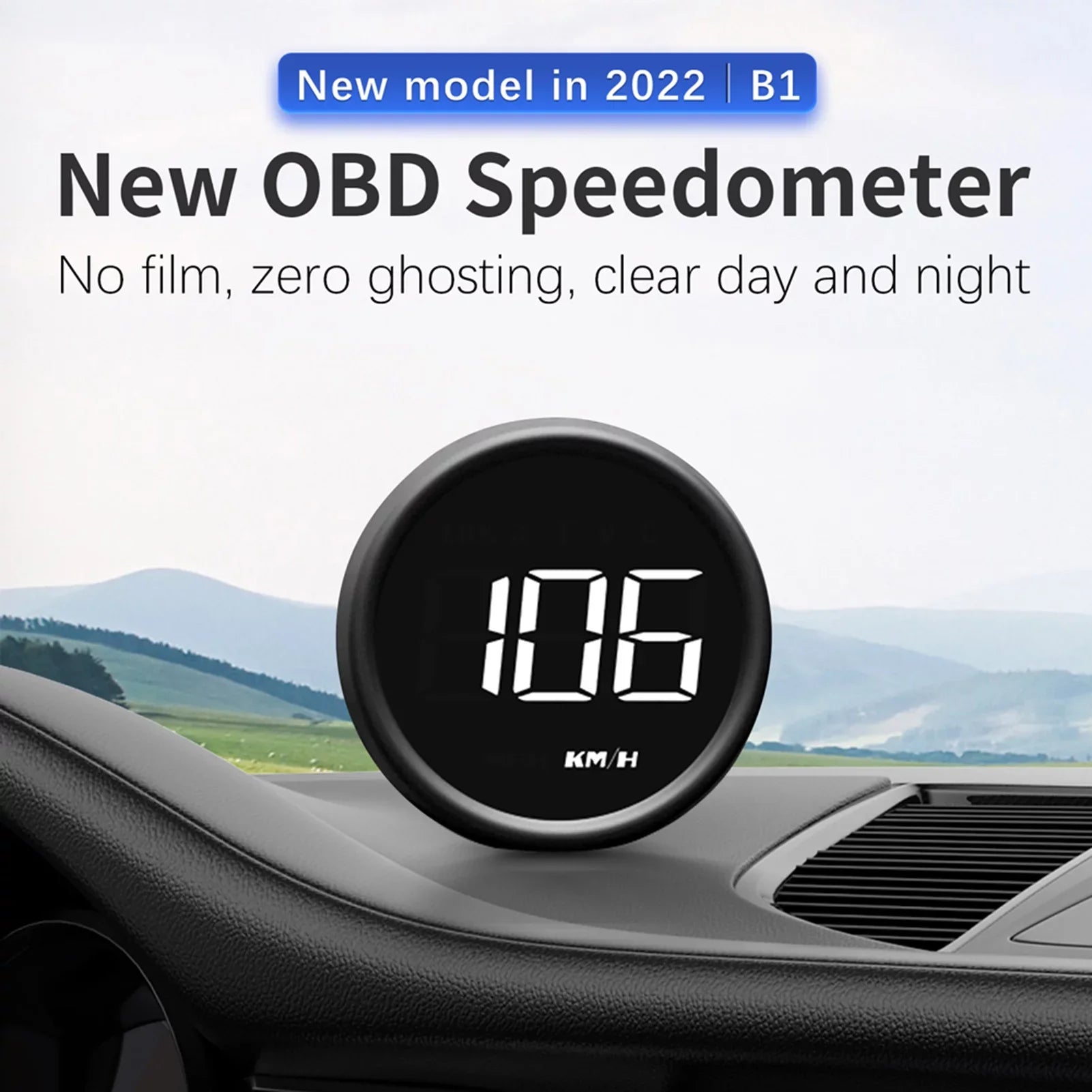 Moobody  Speedometer Head-Up Display  for Car Diagnostic Detector Safe Driving