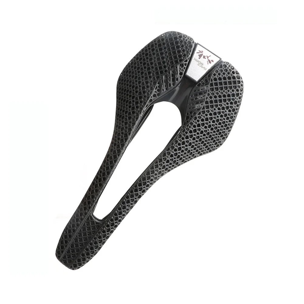 30CRMO 3D Printed Saddle  Mountain Road Cycling Saddle Comfortable Honeycomb Structure Hollow Cushion