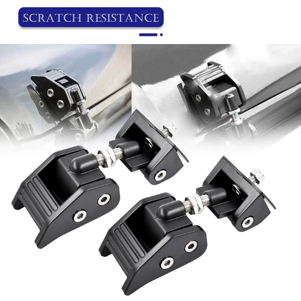 G·  Pair Front Hood Latch Hood Lock Catch Kit for Jeep Wrangler   2007-2018