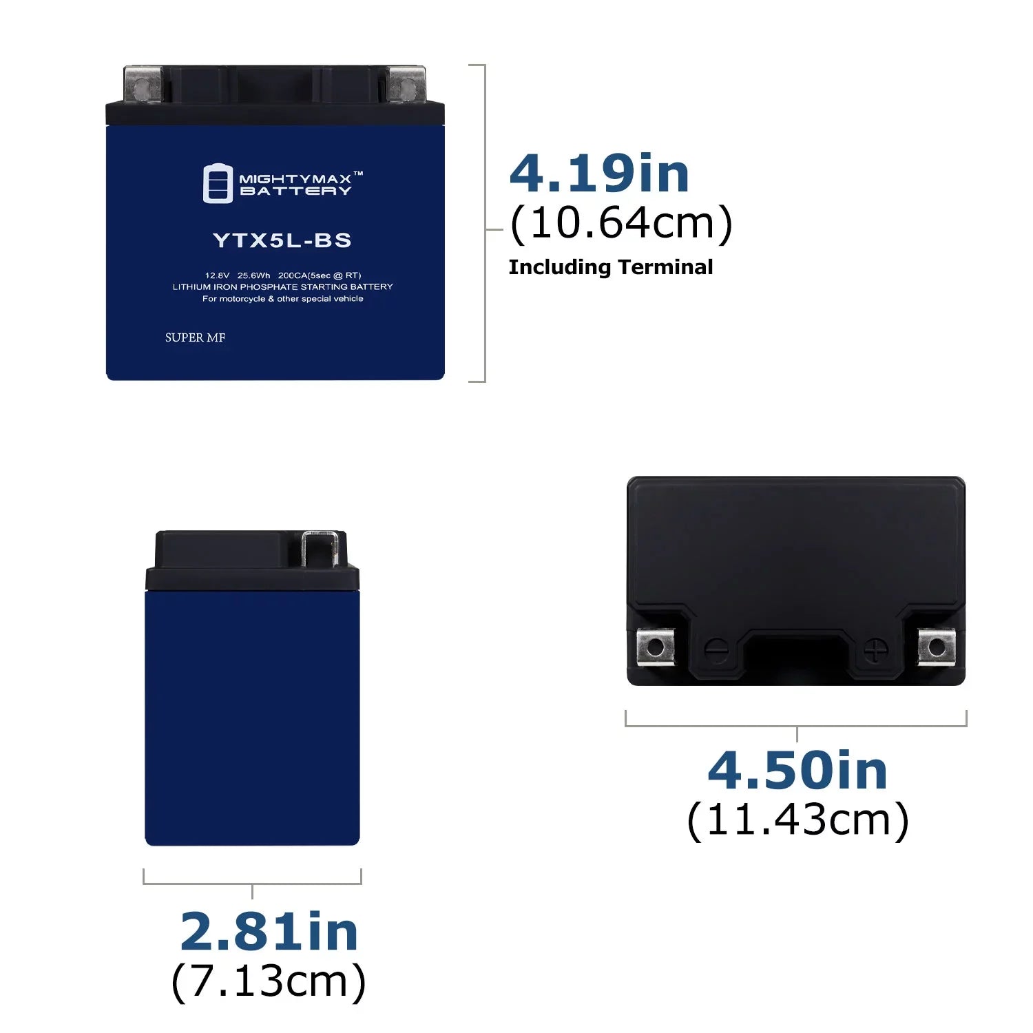 YTX5L- Lithium Battery Replacement for Cannondale X440S