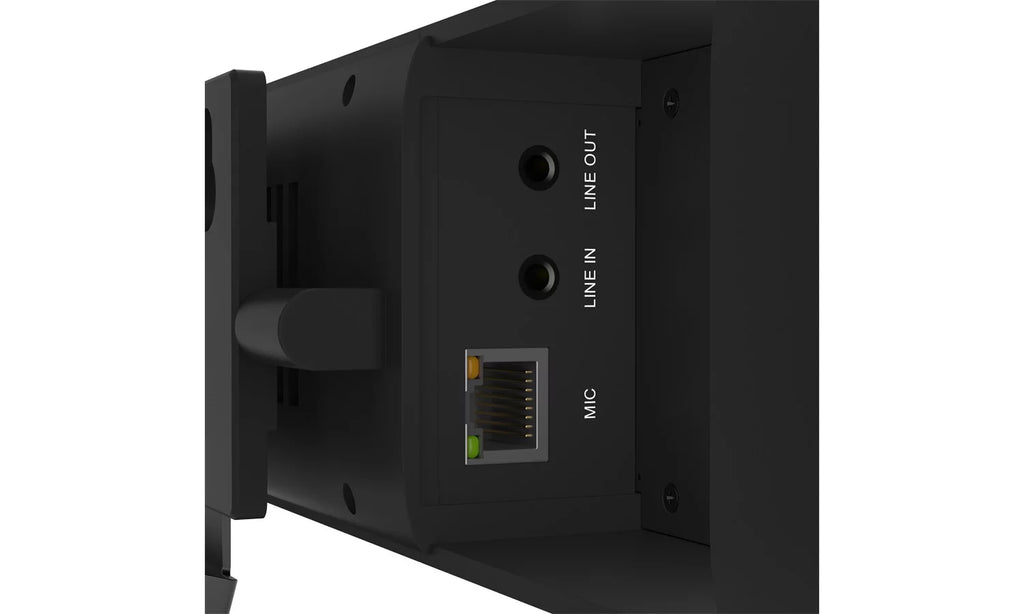 Intelligent 4K  All-In-One Auto Tracking Video Bar with /-C and 20W Speakers/6- Microphones (Black)
