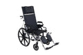 Drive Medical Viper Plus  Full Reclining Wheelchair, Detachable Desk Arms, 16" Seat