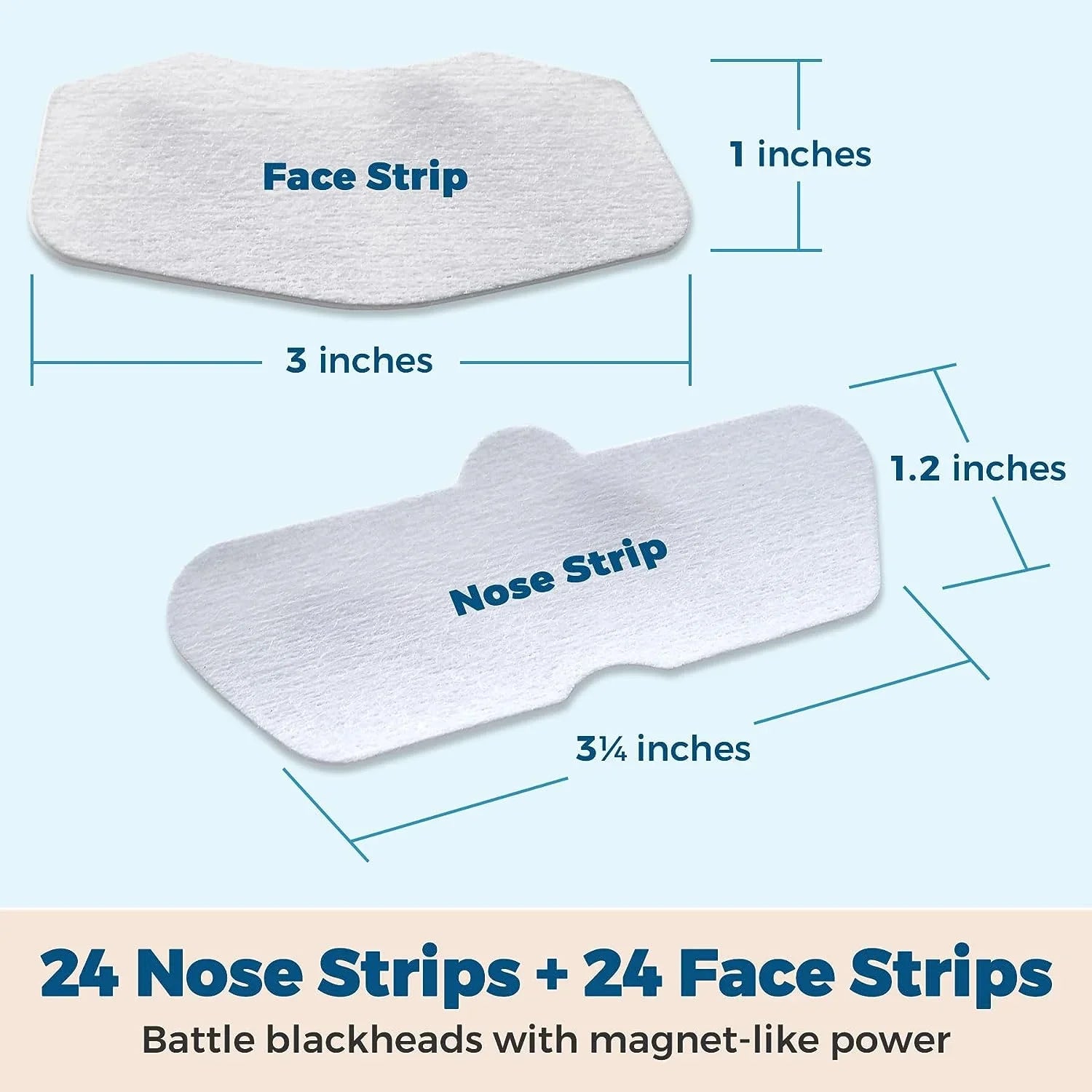 MEDca Deep Cleansing Pore Strips Combo Pack, 48 Strips Sensitive Facial Cleansers