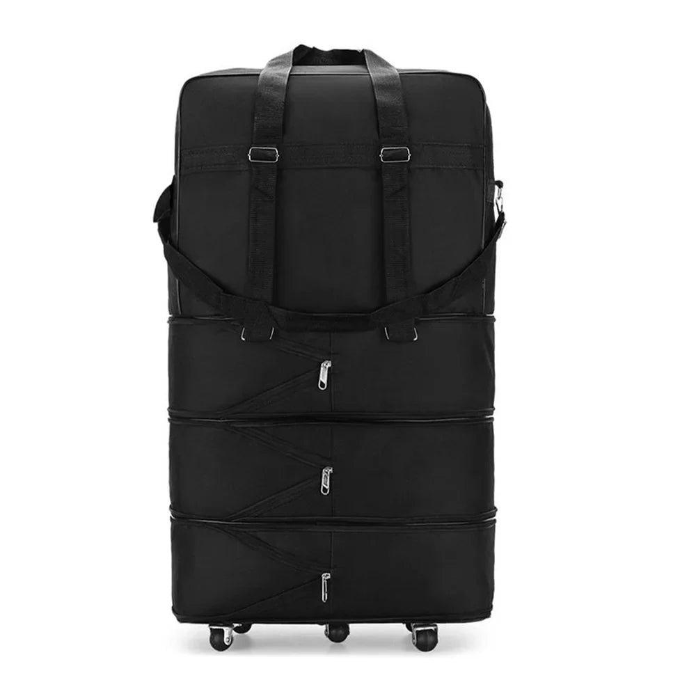 Festnight Expandable Foldable Suitcase Collapsible Rolling Travel Luggage Bag for Men Women