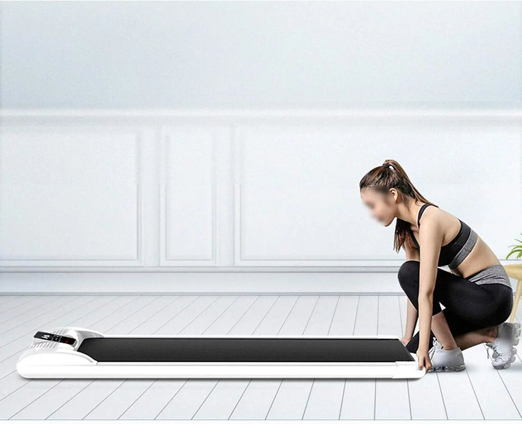Loyalheartdy Portable  Electric Treadmill 0.65HP Under Desk Walking Pad Jogging Running Machine 1-6km/H with  Display for Home Office