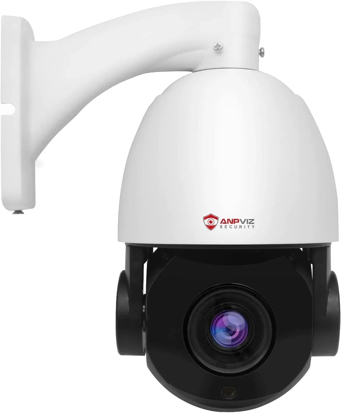 Anpviz 8MP PoE   Surveillance Camera 20X Optical Zoom,   Security Camera Outdoor Indoor with Mic/Audio, Person Vehicle Detection,  Night Vision, Metal, Pan 360°/Tilt 90°, IP66 Waterproof