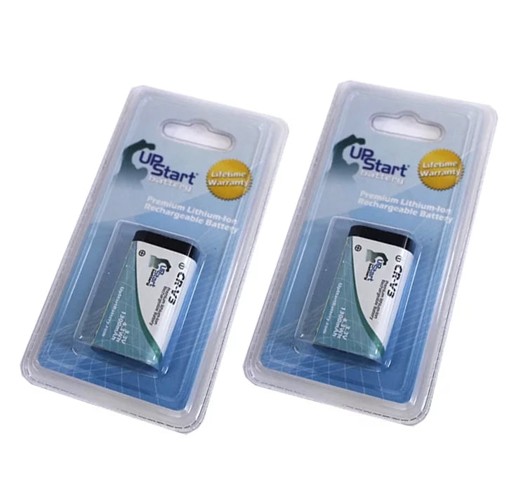 2x Pack - UpStart Battery Olympus C-4000 Battery - Replacement for Olympus -V3 Digital Camera Battery (1300mAh, 3.3V, Lithium-Ion)