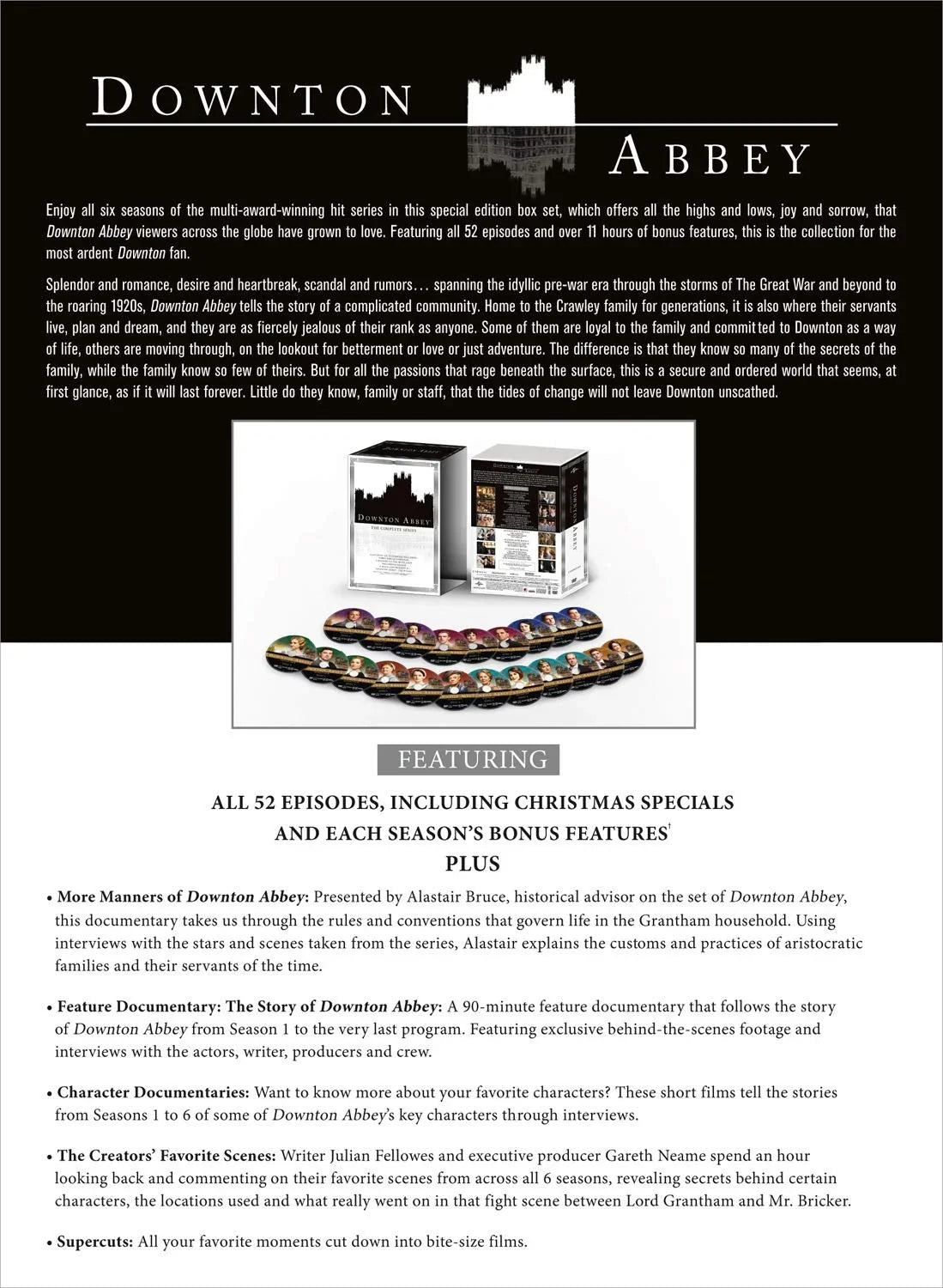 Universal Pictures Home Entertainment Downton Abbey: The Complete Series ()