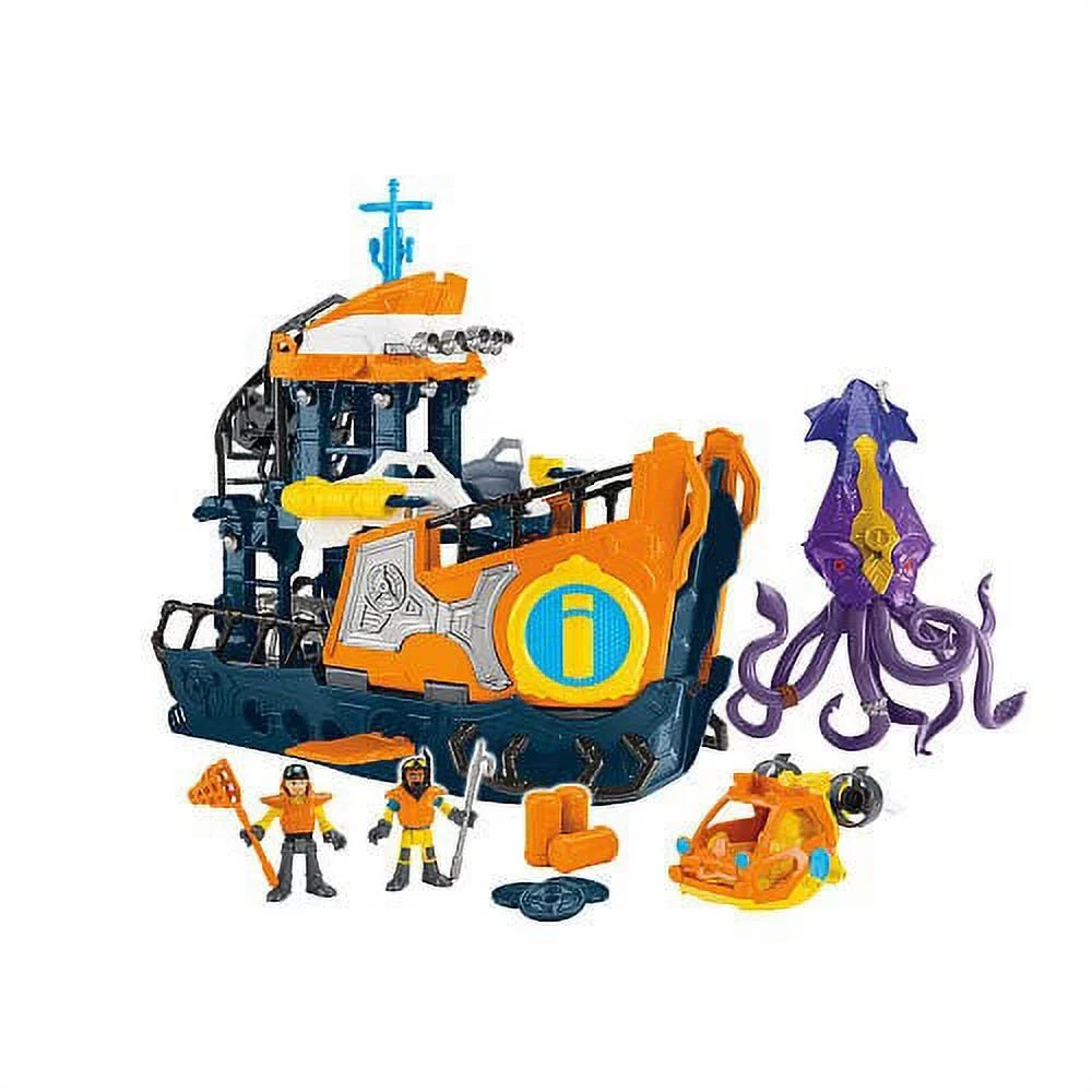Imaginext Deep Sea Mission Command Boat DFX93