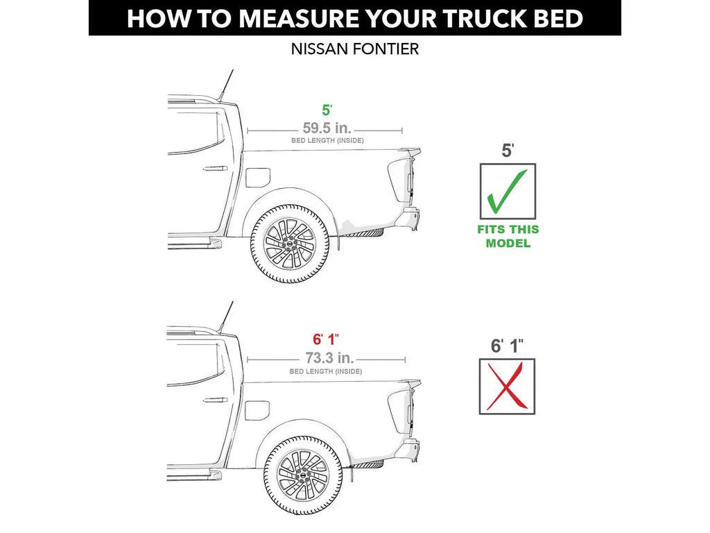 by RealTruck Revolver X4s Hard Rolling Truck Bed Tonneau Cover | 80506 | Compatible with 2005 - 2021 Nissan Frontier (w/Factory Bed Rail Caps Only) 4' 11" Bed (58.6")
