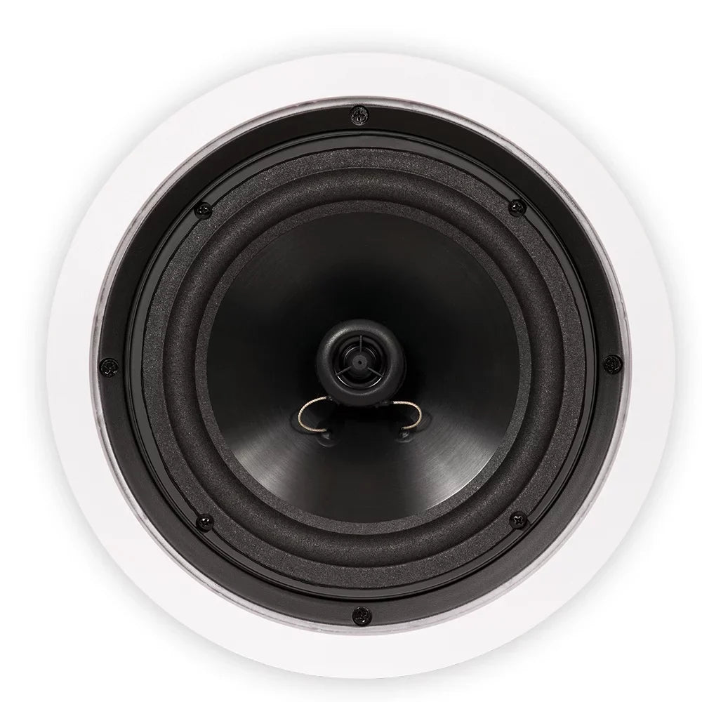 Theater Solutions CS8C In Ceiling 8" Speakers Surround Sound Home Theater 7 Pair Pack 7CS8C