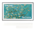 50-Inch Class  The Frame Series - Quantum  Smart  with a Samsung -SCFA50WTB 50" The Frame Customizable Bezel - Modern White (2022)