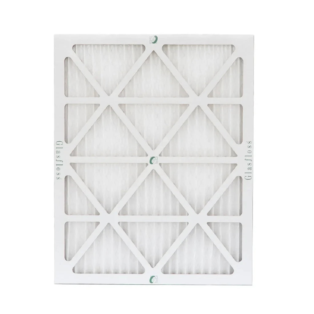 Glasfloss  20x25x1  10 Pleated  Furnace Air Filters. Box of 4. Exact Size: 19-1/2 x 24-1/2 x 7/8