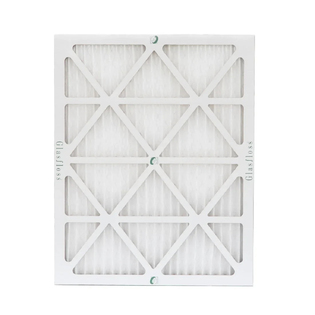 Glasfloss  20x25x1  10 Pleated  Furnace Air Filters. Box of 4. Exact Size: 19-1/2 x 24-1/2 x 7/8