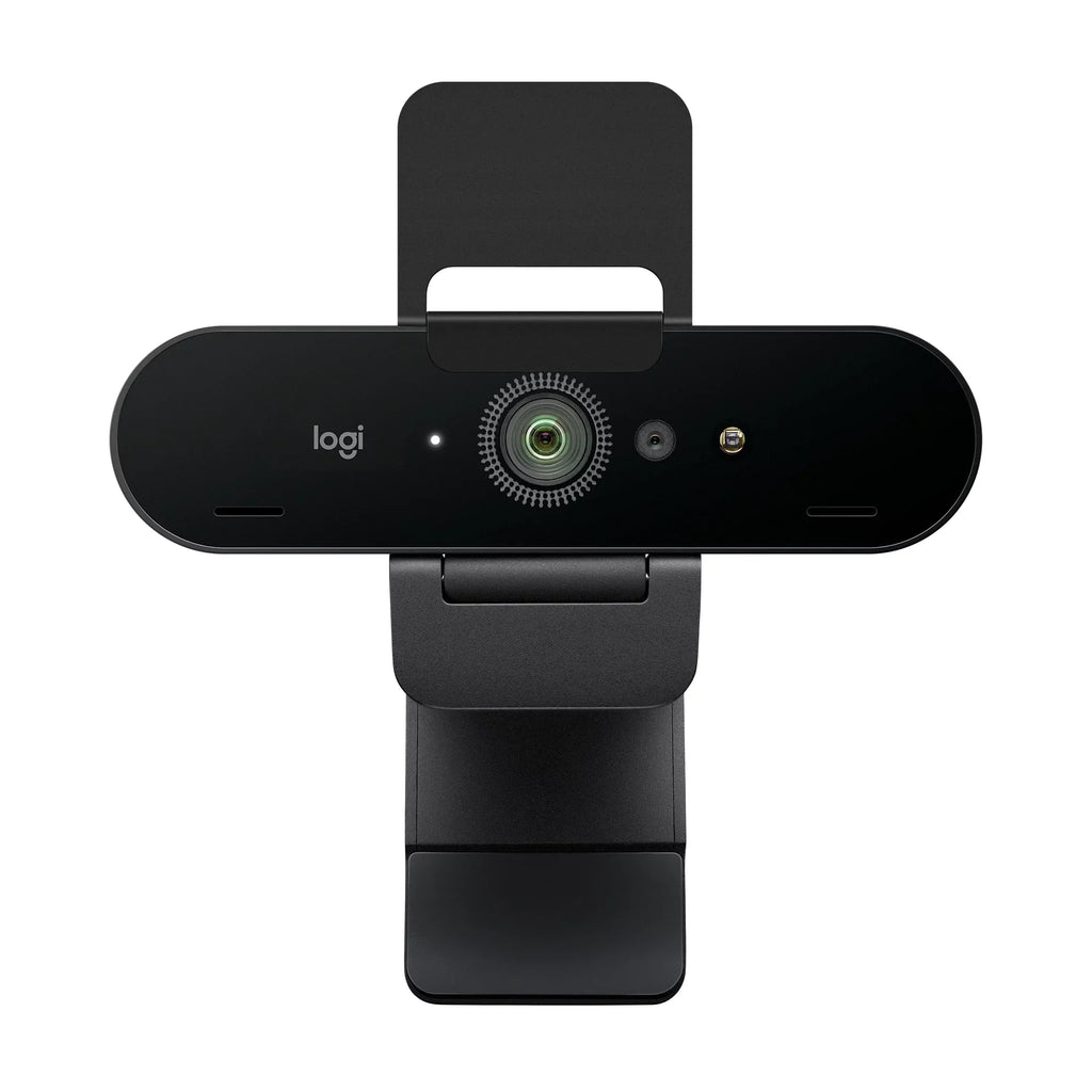 Logitech 4K Pro Webcam with  and Noise-Canceling Mics, Black