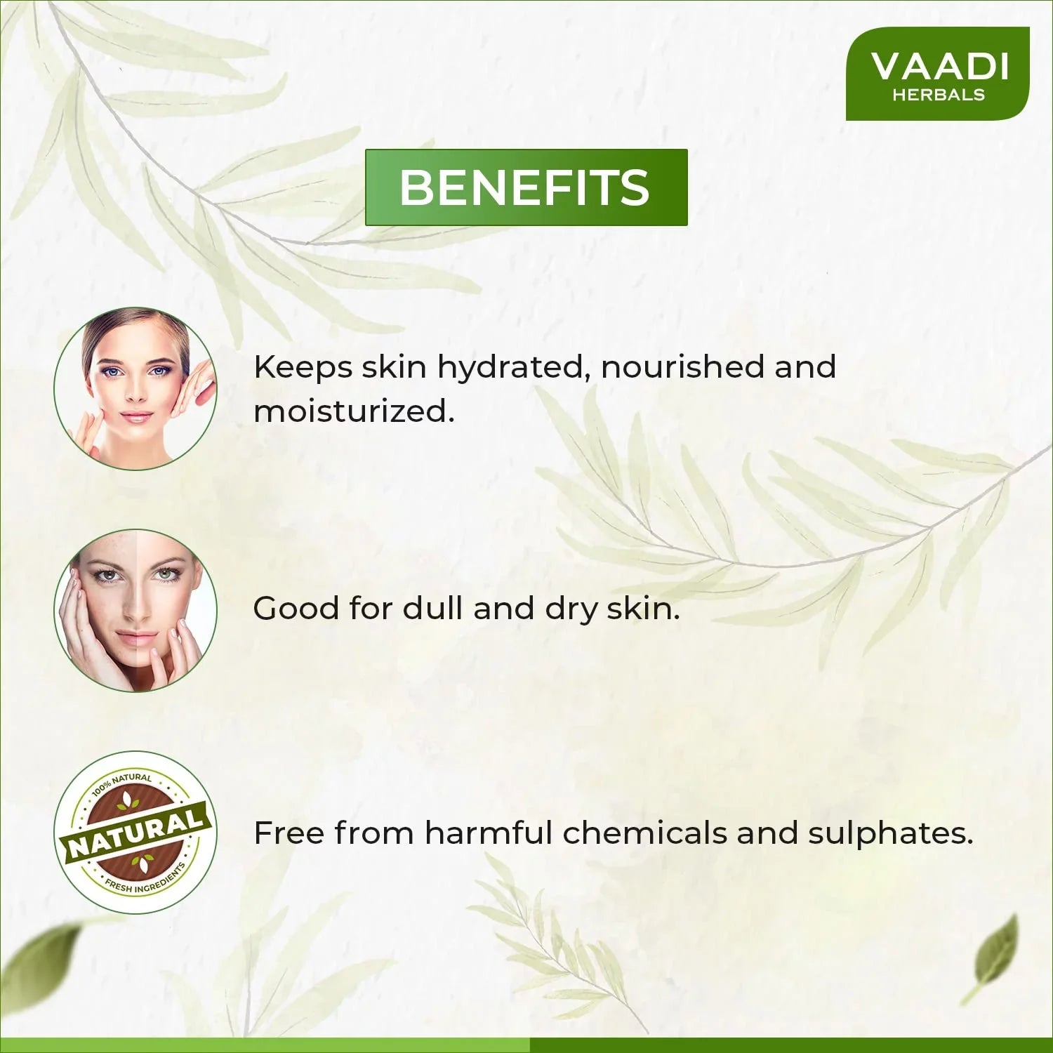 Vaadi Herbals Fresh Papaya Soap, 75G (Pack Of 6)