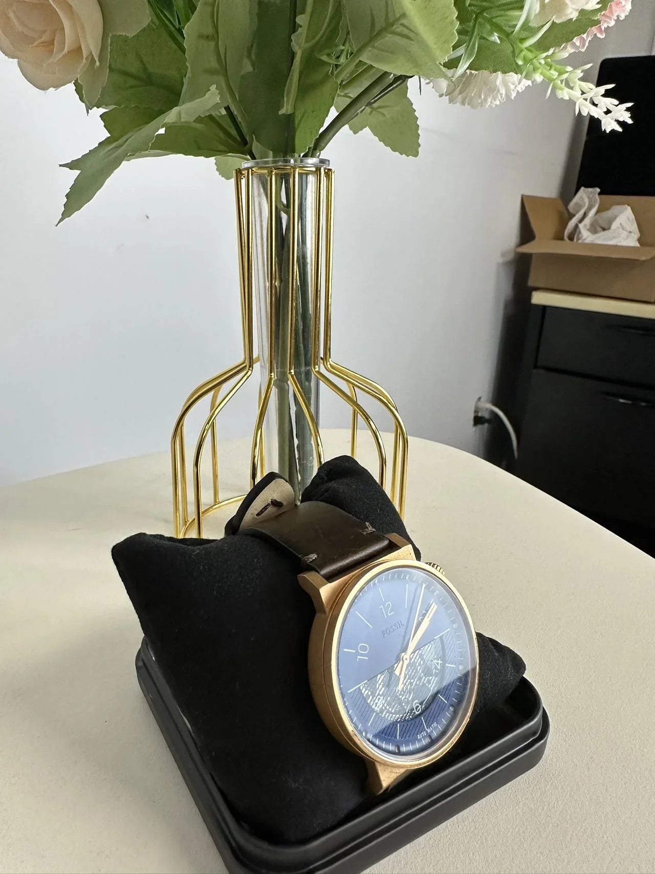 Fossil ME3169 Barstow Automatic Brown Leather Watch