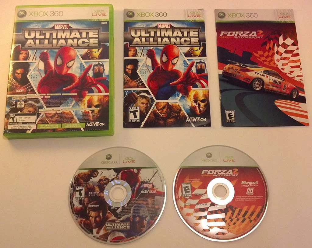 Marvel Ultimate Alliance / Forza Motorsport 2 Double Pack Xbox 360