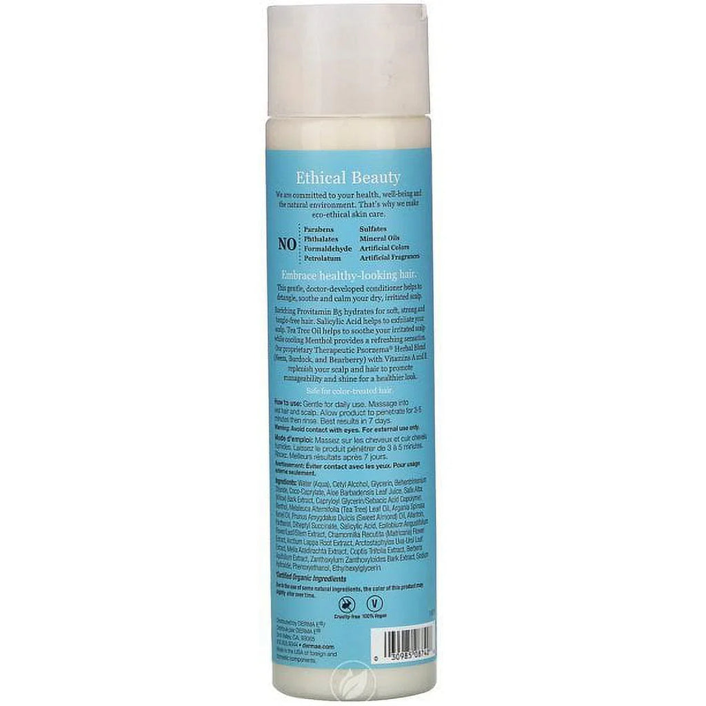 Derma E Scalp Relief Conditioner, Soothes Dry Irritated Scalp, 10oz, 4-Pack