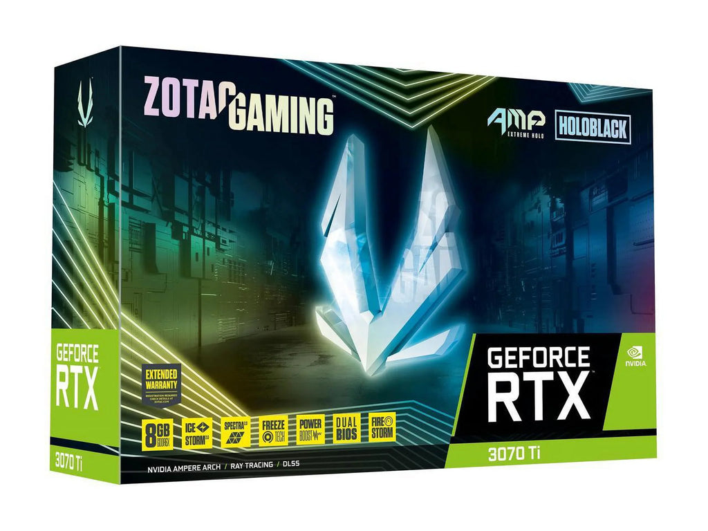 Extreme Holo GeForce  3070 Ti 8GB GDDR6X  Express 4.0  Video Card -A30710B-10P