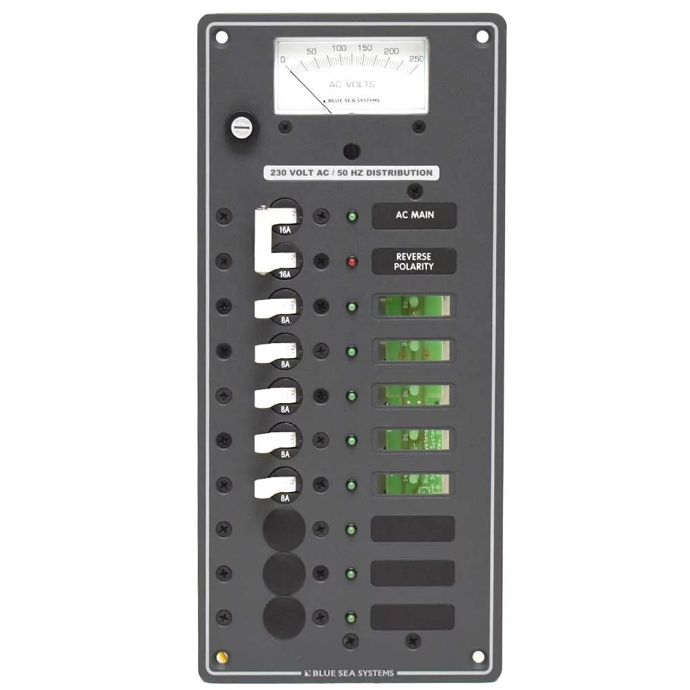 Blue Sea Boat Power Distribution Panel 8588 | 230VAC Main