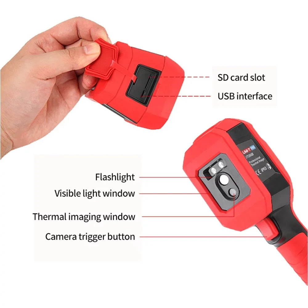 Daakro -T UTi260B Handheld Thermal Imager Camera  Infrared Thermometer Imaging