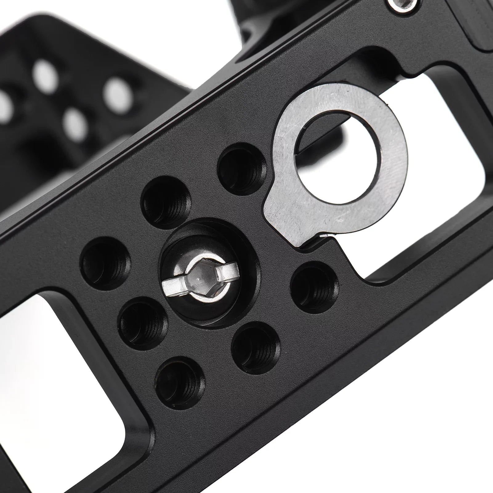 Camera Cage, Aluminum Alloy Video Cage with Cold Shoe Mounts, Numerous 1/4 Inch Screw Holes, Sony A7IV/A7M4//A7R4/A7S3