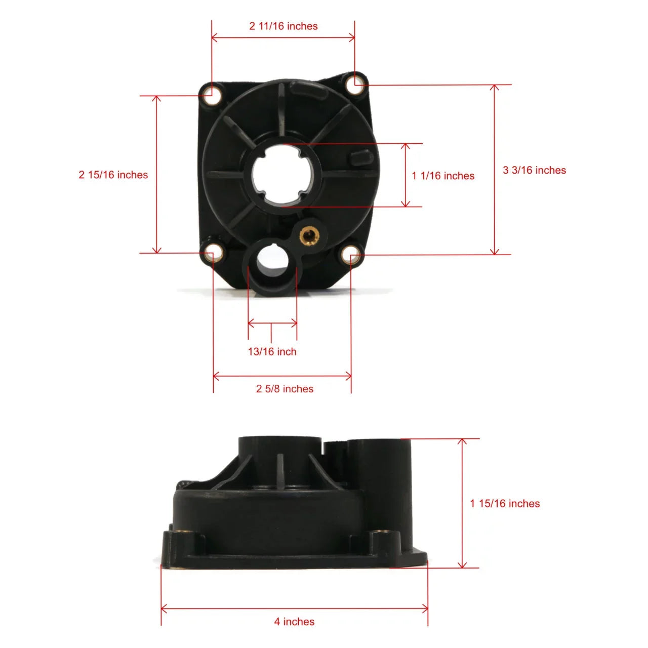The  Shop | Water Pump Impeller, Housing Kit For Johnson, Evinrude 0438591, 438591 Outboard