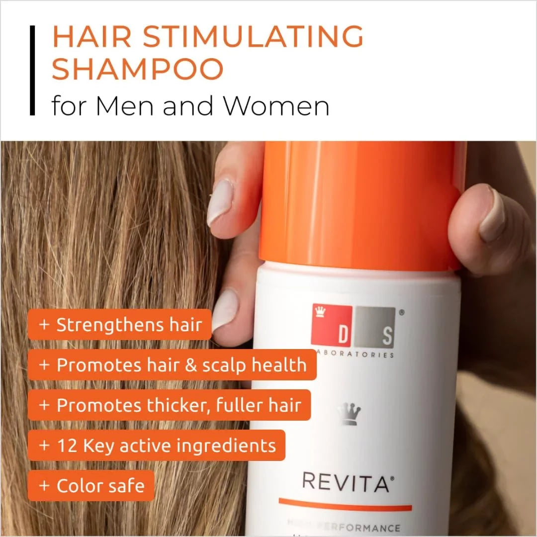 Revita Shampoo For Thinning Hair by  Laboratories - Volumizing, Thickening Shampoo for Men and Women, Supports Hair Growth, Hair Strengthening, Sulfate Free, 7 Fl Oz