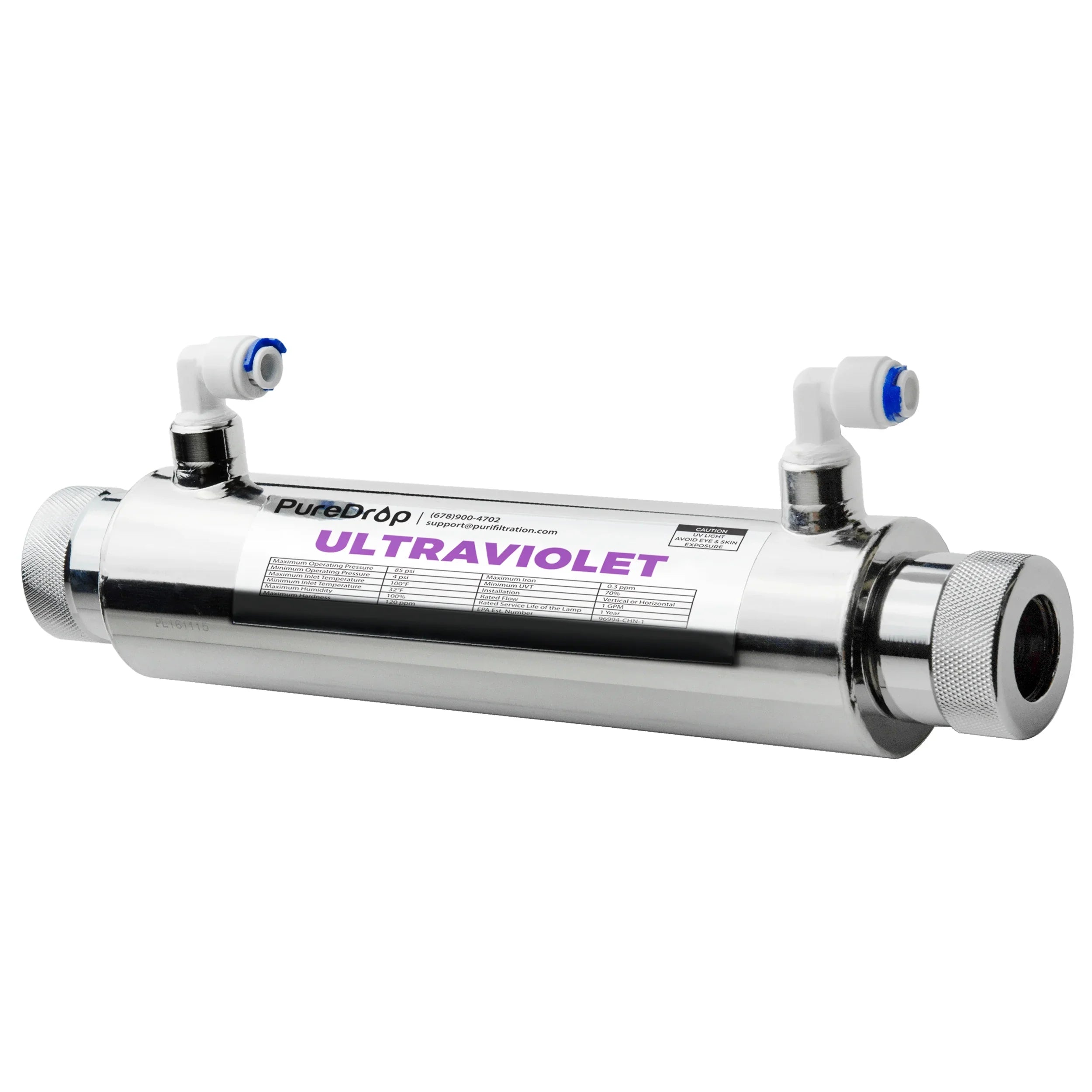 PureDrop  Light Water Disinfection System With Smart Flow Sensor Switch