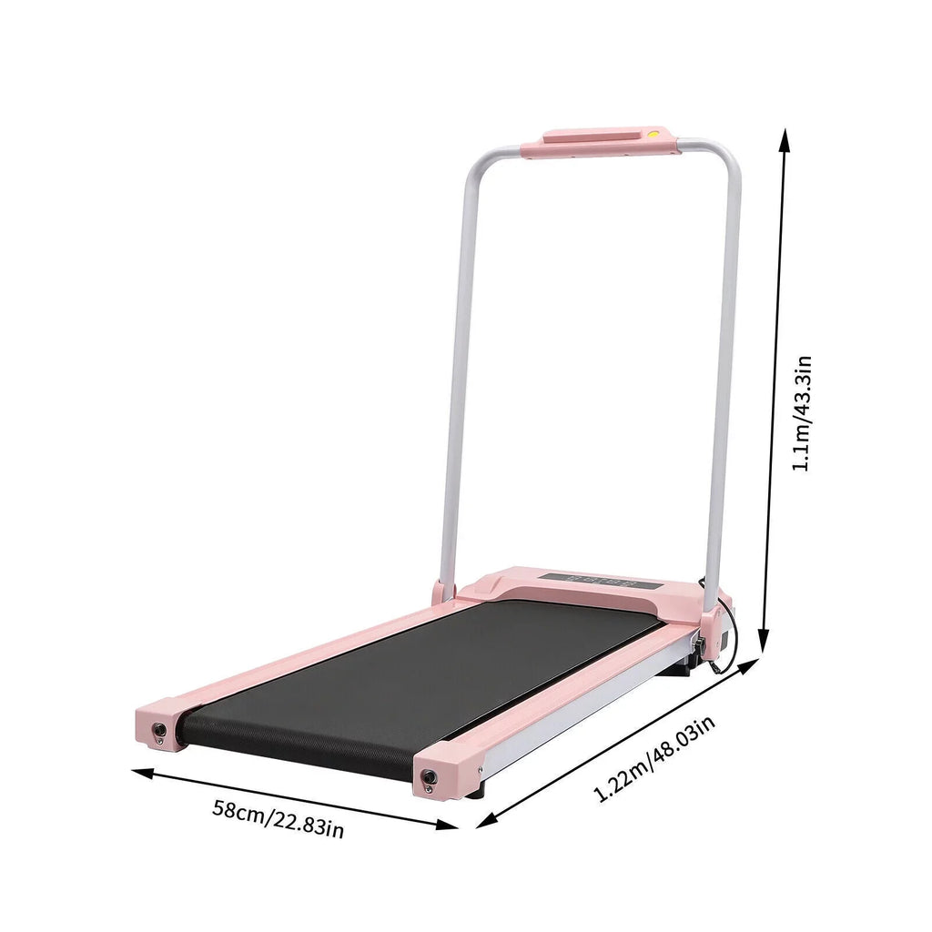 Fichiouy Folding Compact Treadmill with Remote Control  Display 220 lbs Capacity for Small Space