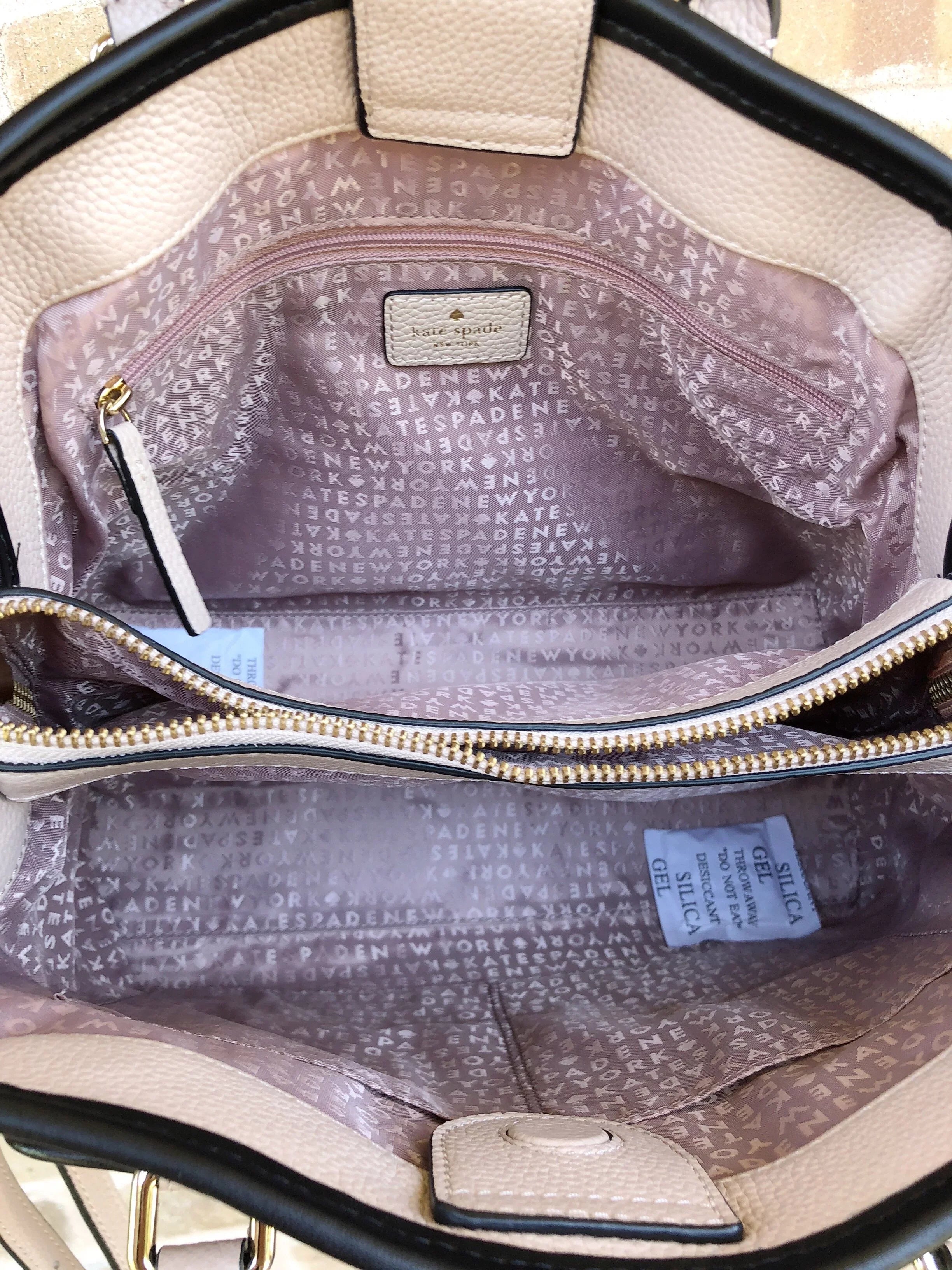 Kate Spade Ward Place Evangelie Satchel Bag Rose Cloud Beige Tassel