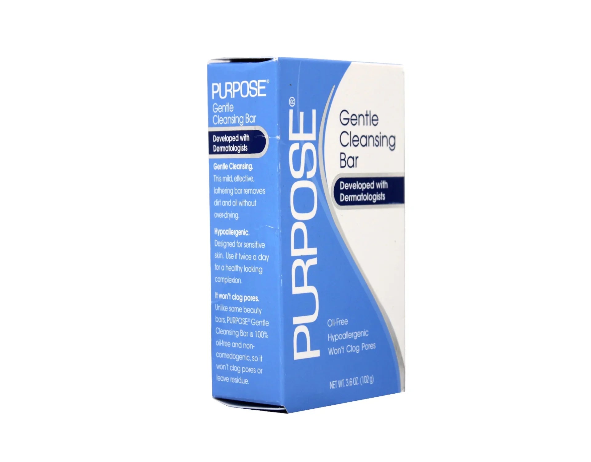 Purpose Gentle Cleansing Bar Soap, Oil Free And Hypoallergenic - 3.6 Oz, - 6 Pack